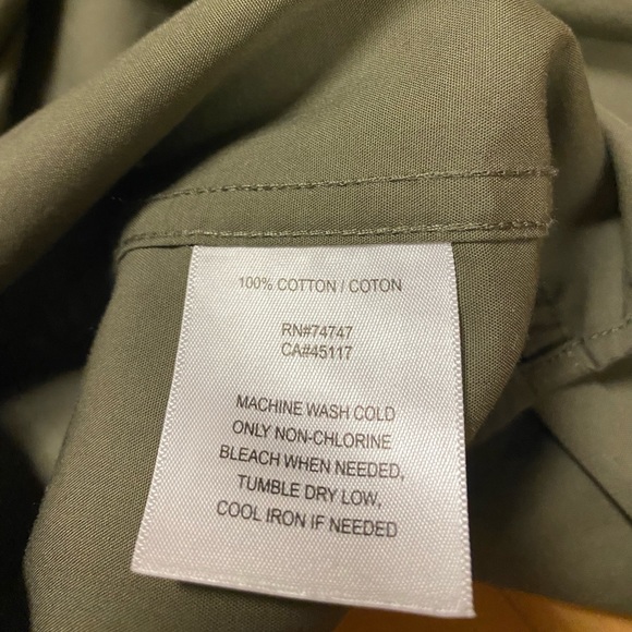 Men’s Red Head Olive Green Collared Shirt XL - Picture 5 of 5